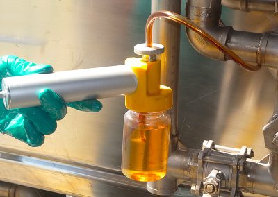 muestra de aceite
