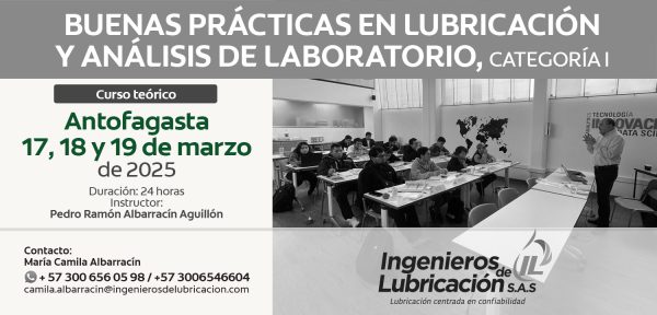 Buenas prácticas de lubricación y análisis de laboratorio - Cat I - Antofogasta