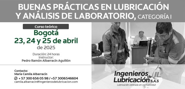 Buenas prácticas de lubricación y análisis de laboratorio - Cat I - Bogotá
