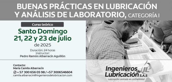 Buenas prácticas de lubricación y análisis de laboratorio - Cat I - Santo Domingo